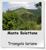 Monte Bolettone  Triangolo lariano